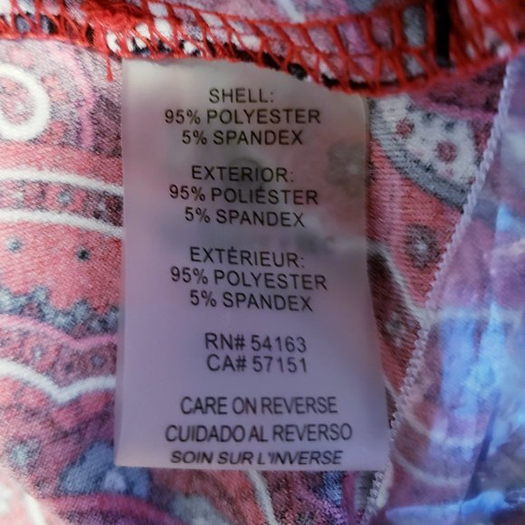 Like New! Tommy Hilfiger - Patterned Sleeveless Top - Size M - Never Worn! - Picture 9 of 10